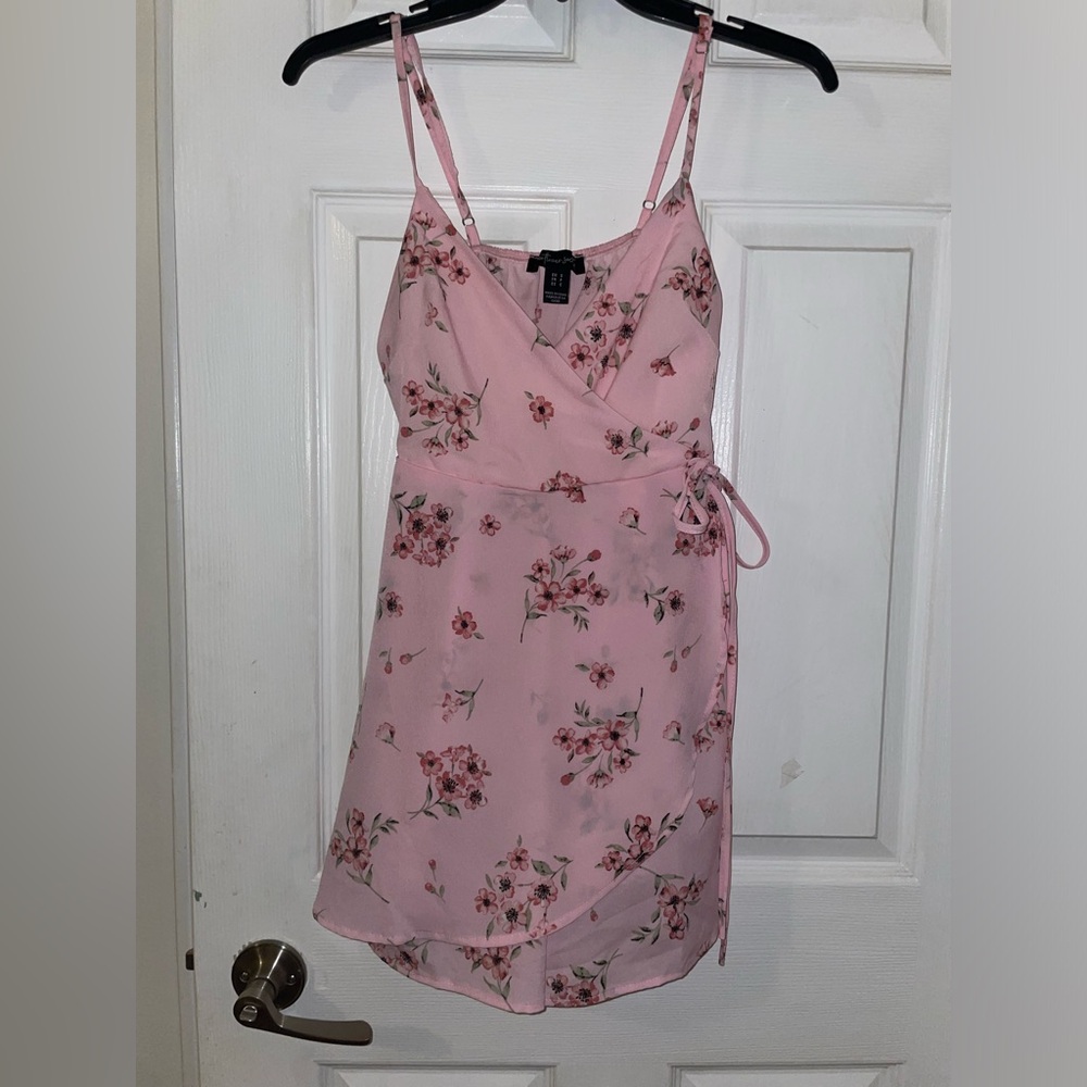Pink Floral Romper